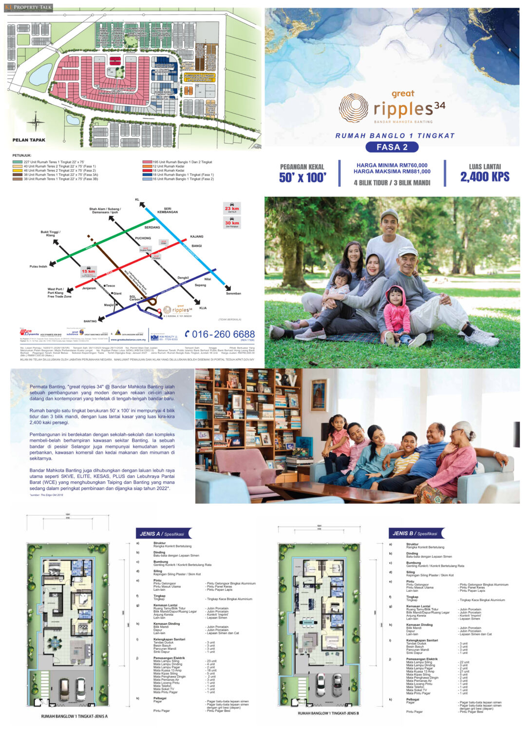 Bandar Mahkota Banting - Great Ripples 34 Bungalow